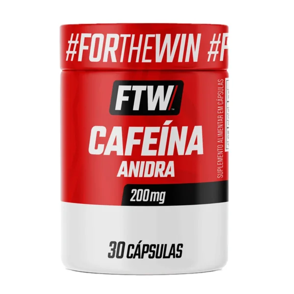 CAFEÍNA ANIDRA 200MG 30 CAPS - FTW